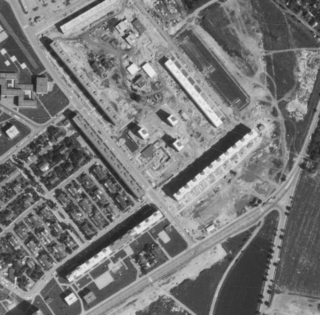 prosecka-nouzova-kolonie-letecky-snimek-1975