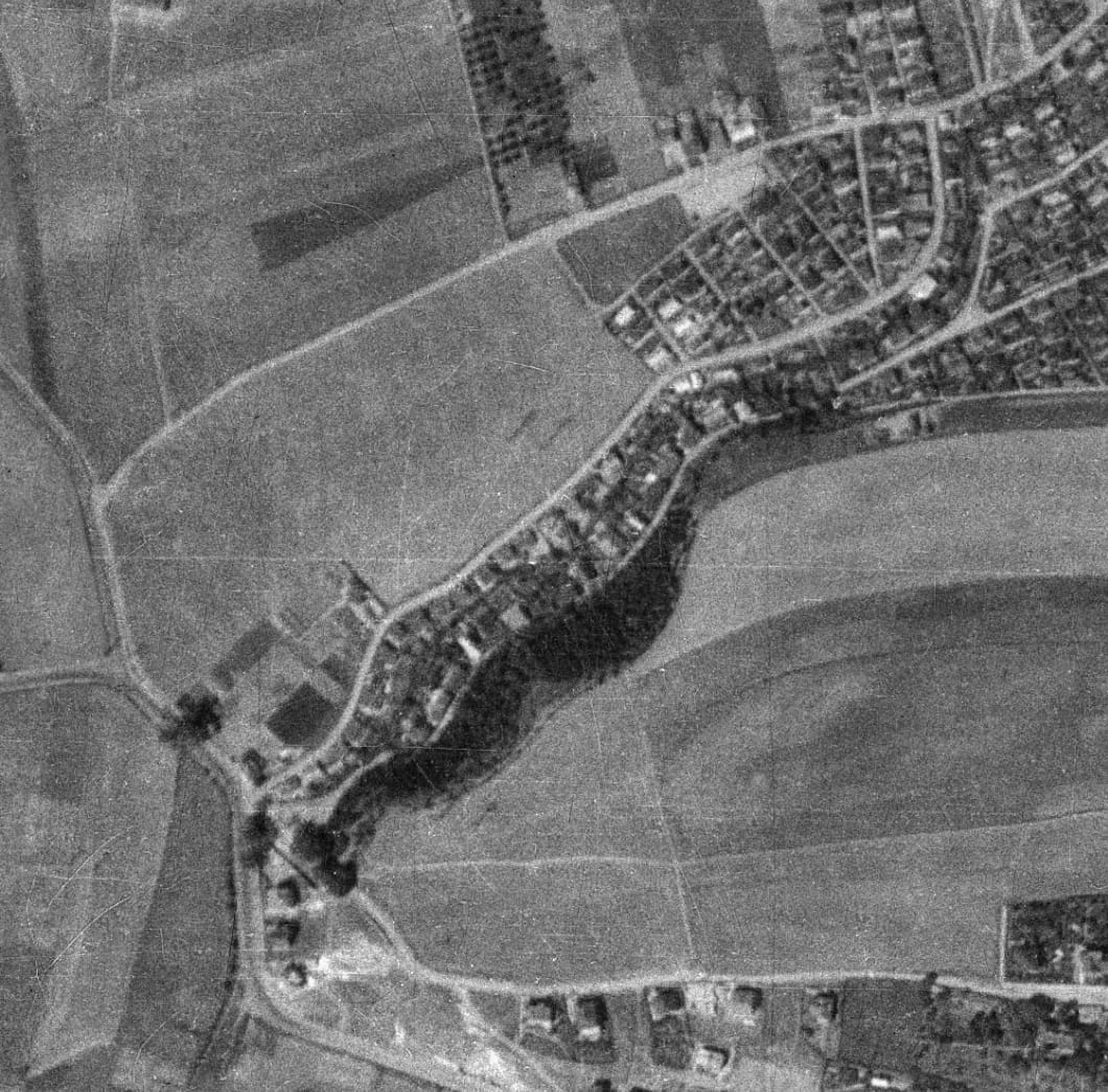 nouzova-kolonie-pod-lesikem-letecky-snimek-1938