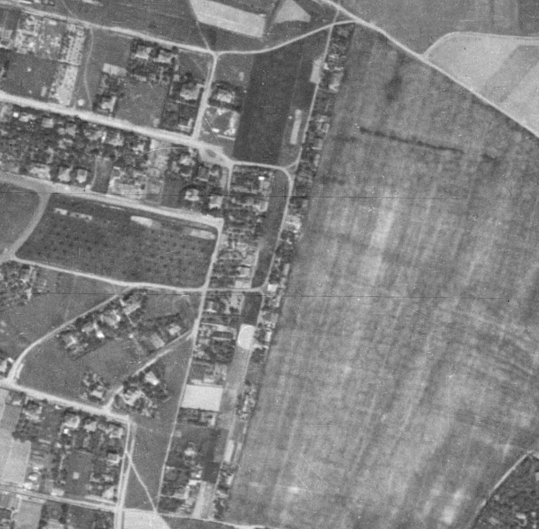 nouzova-kolonie-u-fortovny-letecky-snimek-1953
