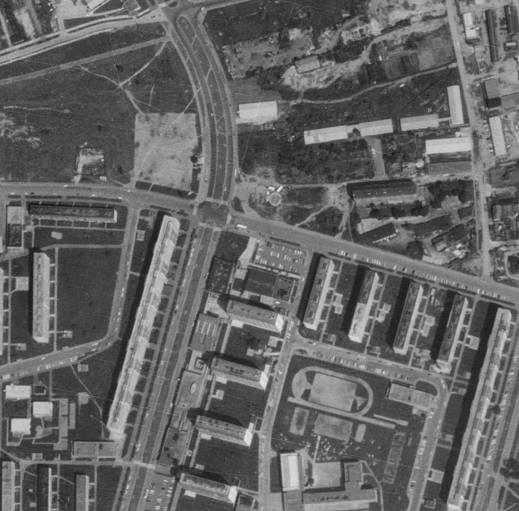 nouzova-kolonie-u-druzstva-klid-letecky-snimek-1975