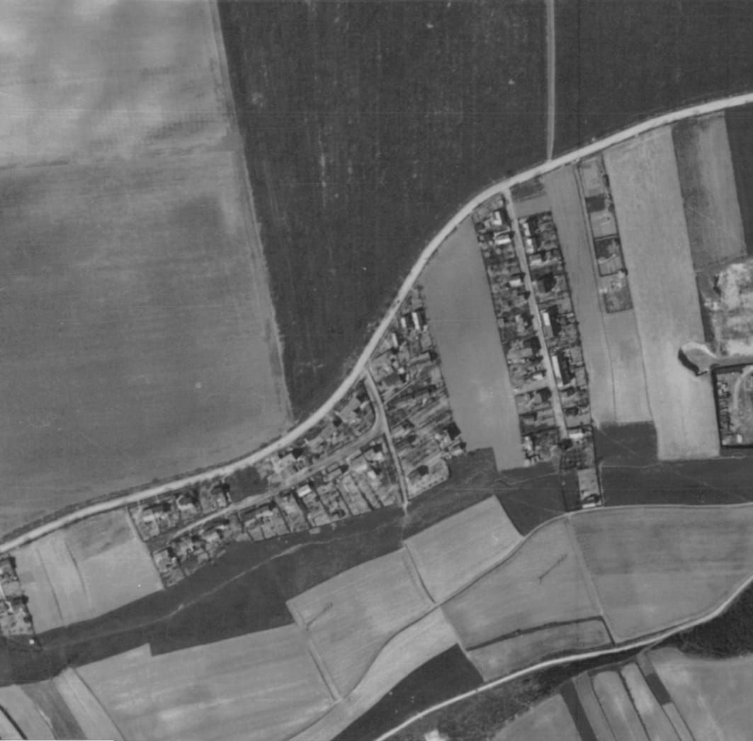 nouzova-kolonie-na-kosiku-letecky-snimek-1945