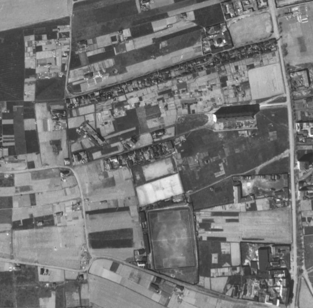 nouzova-kolonie-u-druzstva-klid-letecky-snimek-1945