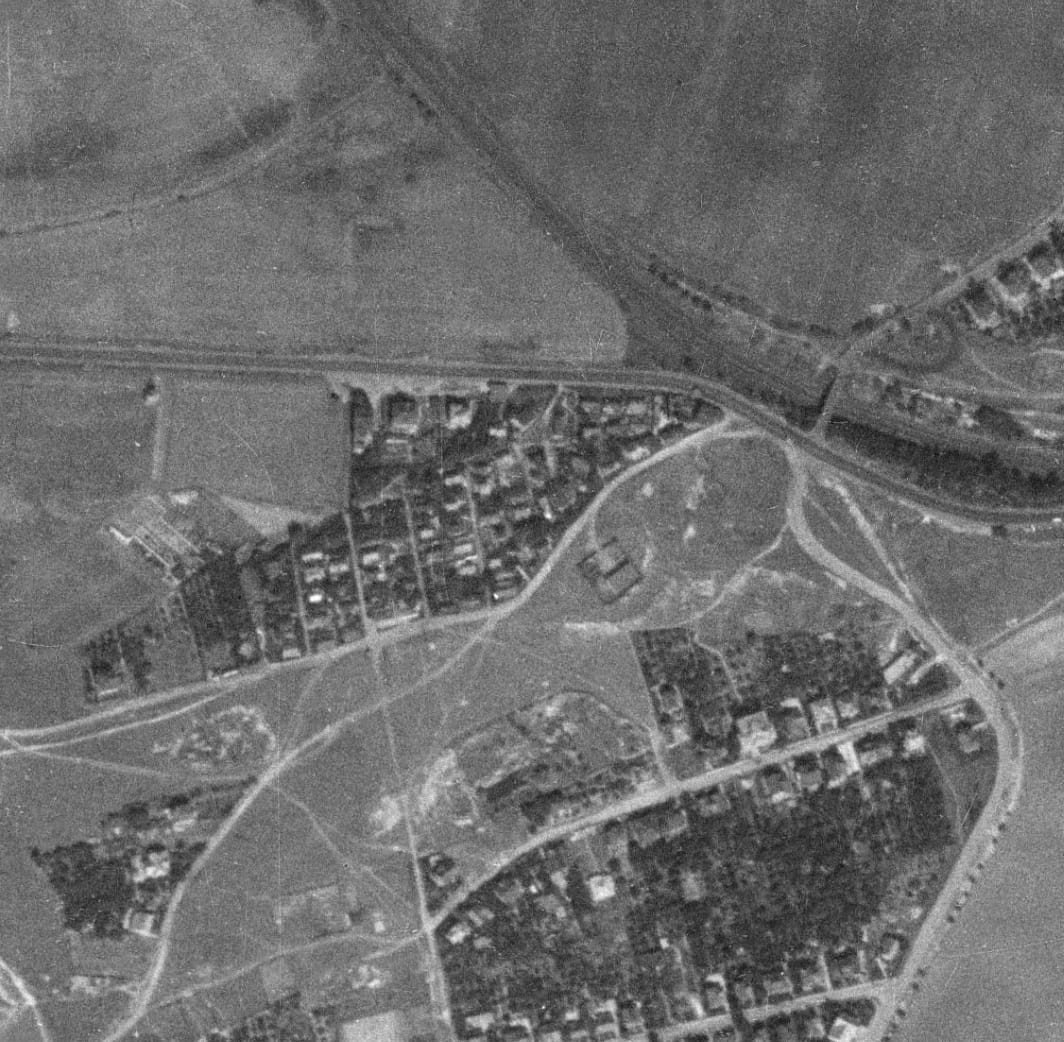 ouzova-kolonie-u-potravni-dane-letecky-snimek-1953