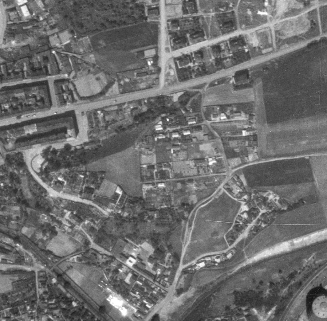 nouzova-kolonie-labutka-letecky-snimek-1953