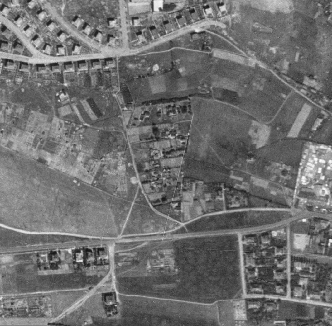 nouzova-kolonie-na-klinku-letecky-snimek-1953