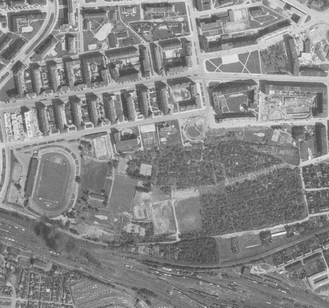 nouzova-kolonie-zahradky-letecky-snimek-1966