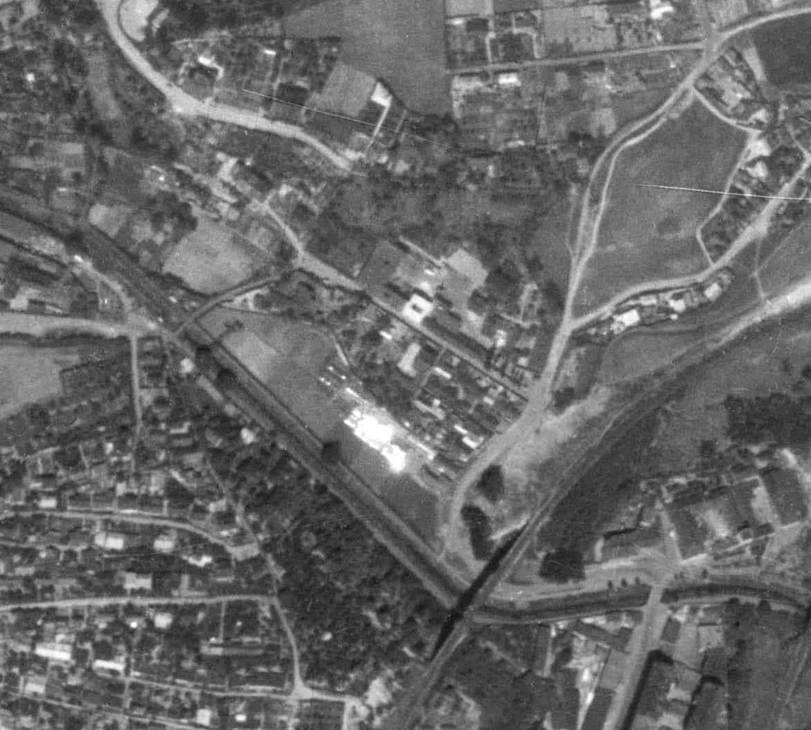 nouzova-kolonie-kliharka-letecky-snimek-1953