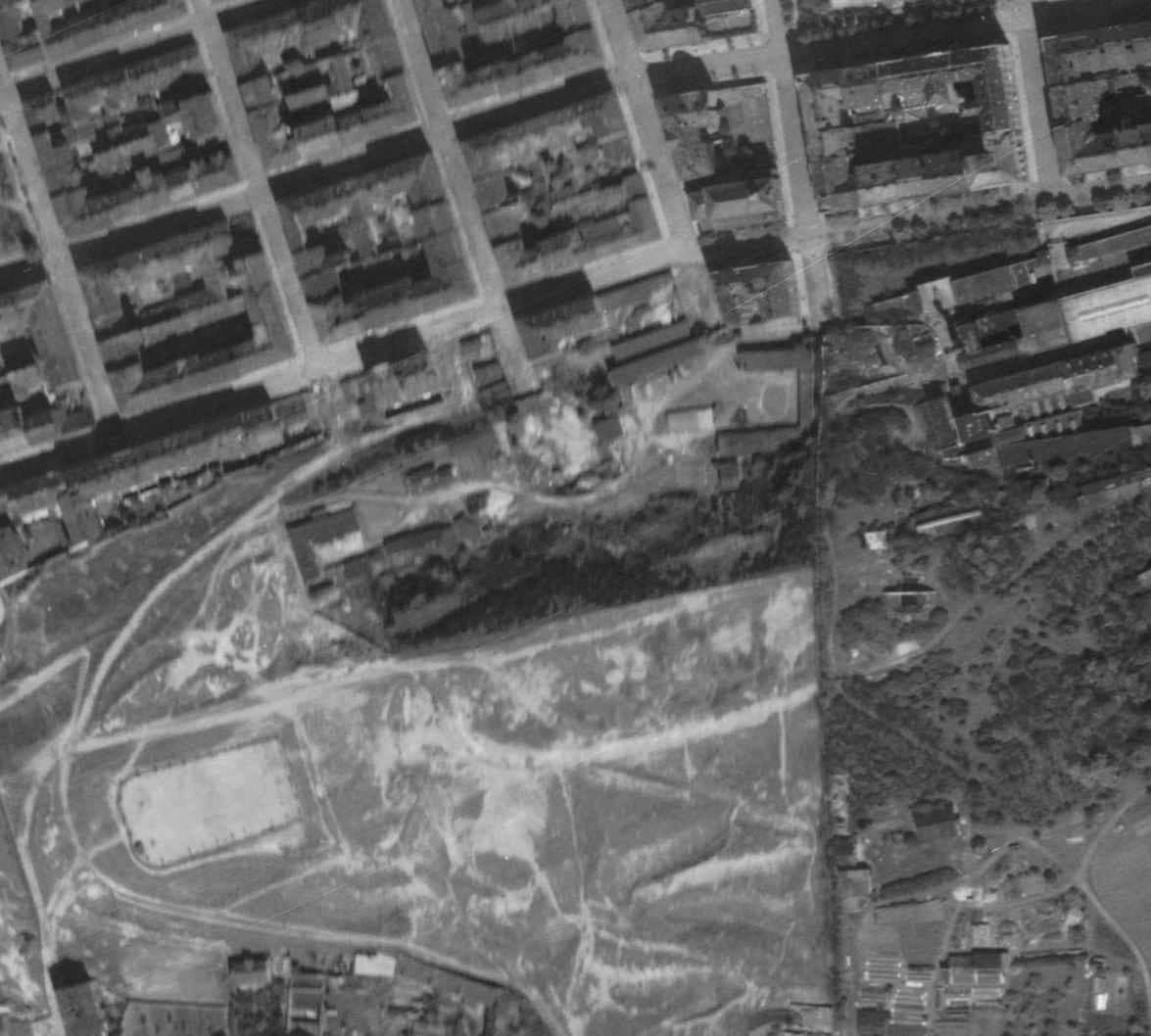 nouzova-kolonie-u-kapslovny-letecky-snimek-1945