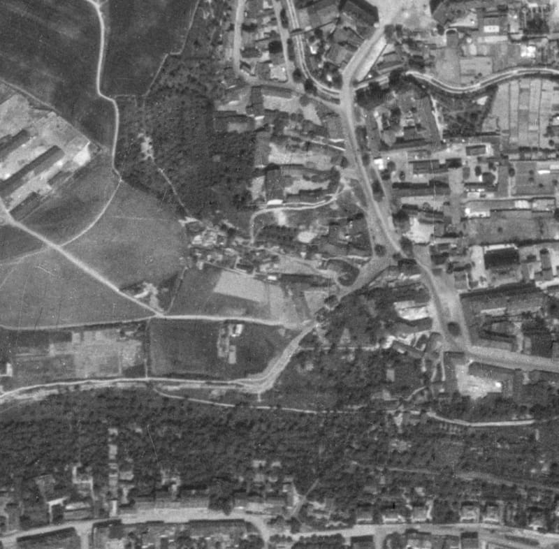 nouzova-kolonie-za-reitknechtkou-letecky-snimek-1953