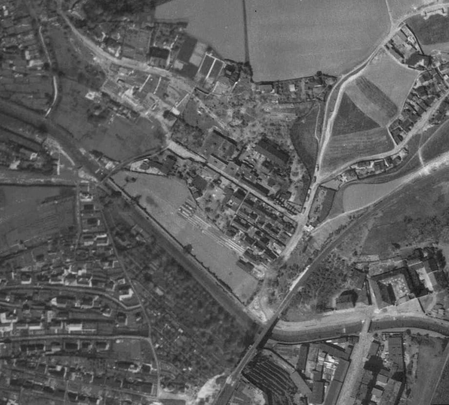 nouzova-kolonie-kliharka-letecky-snimek-1945