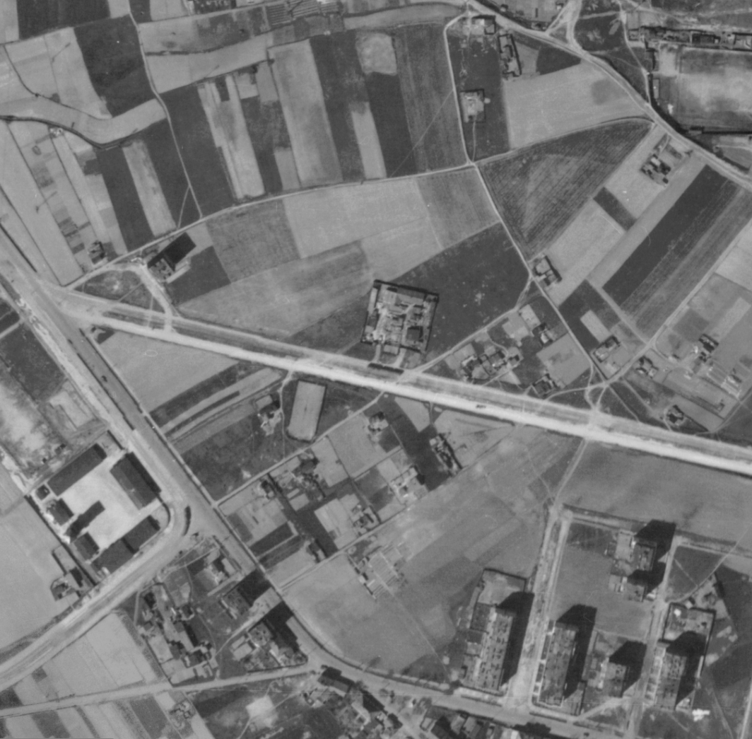 nouzova-kolonie-na-kopecku-letecky-snimek-1945