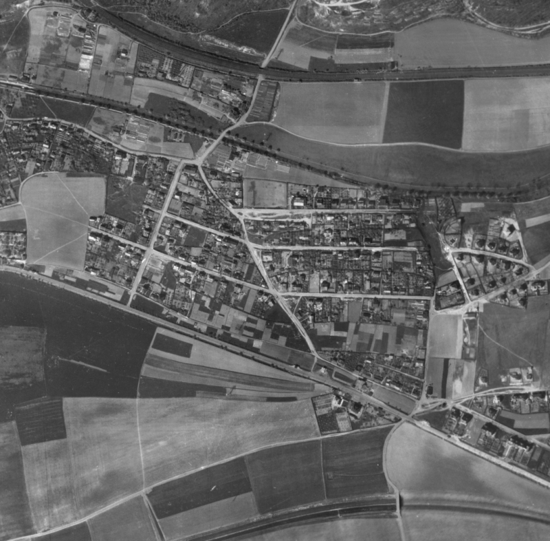 nouzova-kolonie-za-horou-letecky-snimek-1945