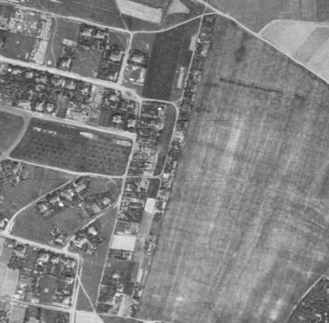 nouzova-kolonie-u-fortovny-letecky-snimek-1953